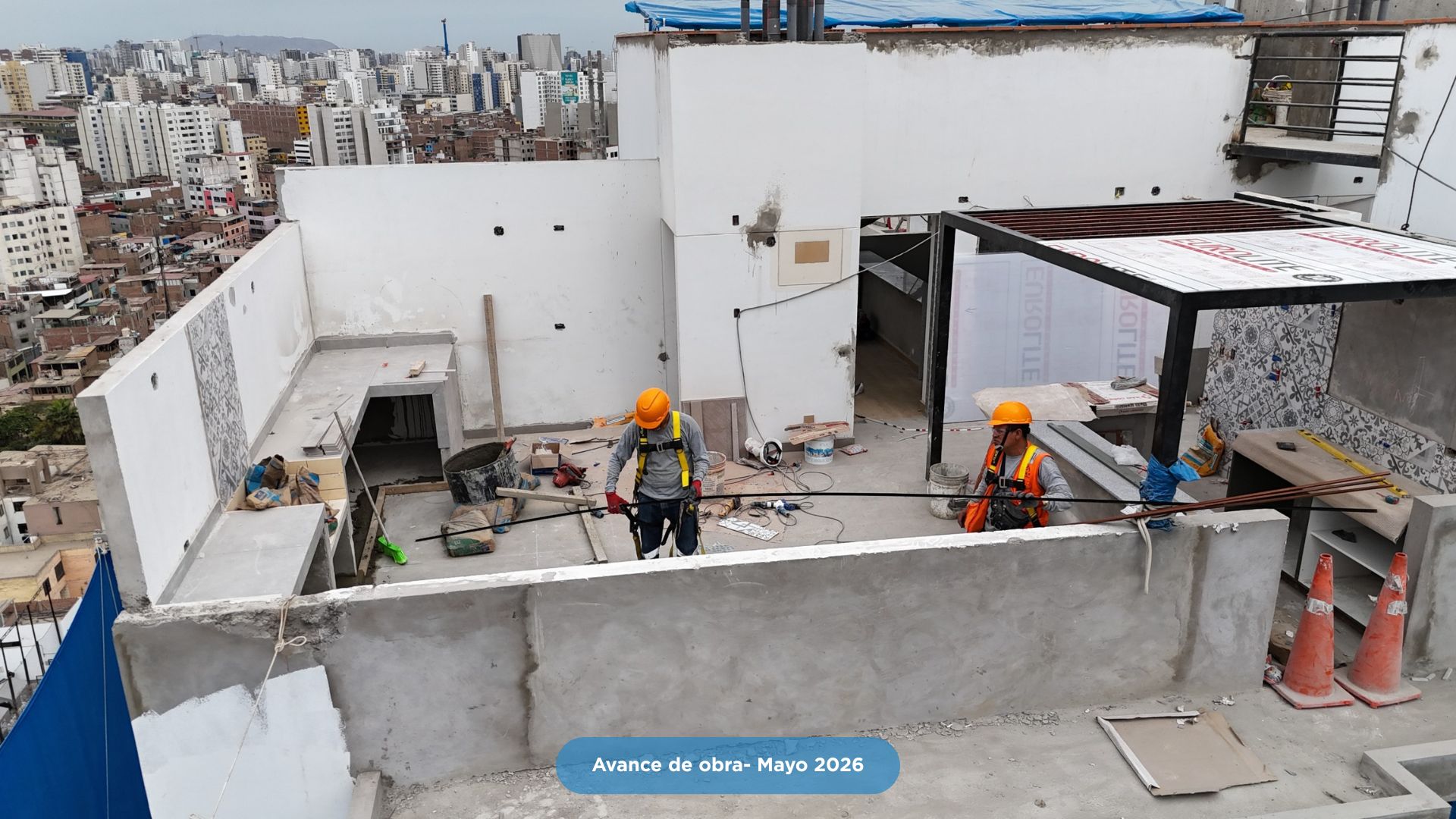 Instalación de parrillas